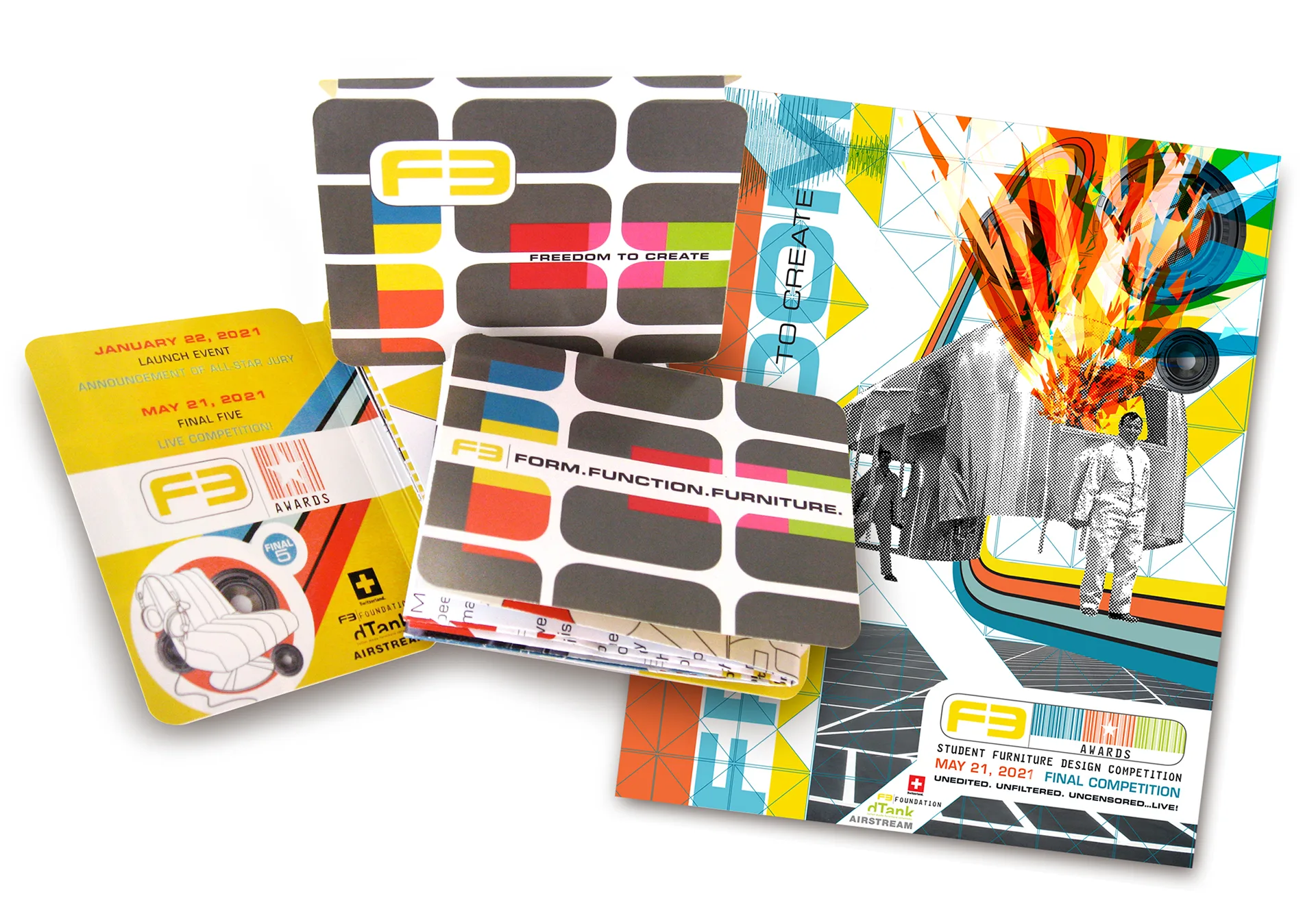 Airstream F3 event design poster