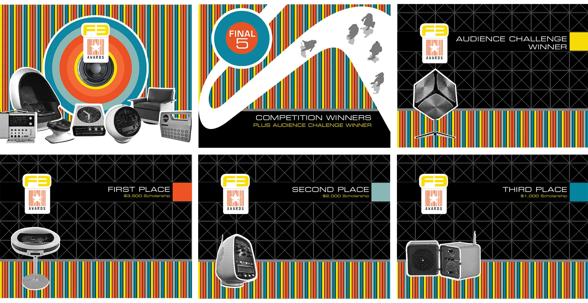 Airstream F3 event design motion graphics